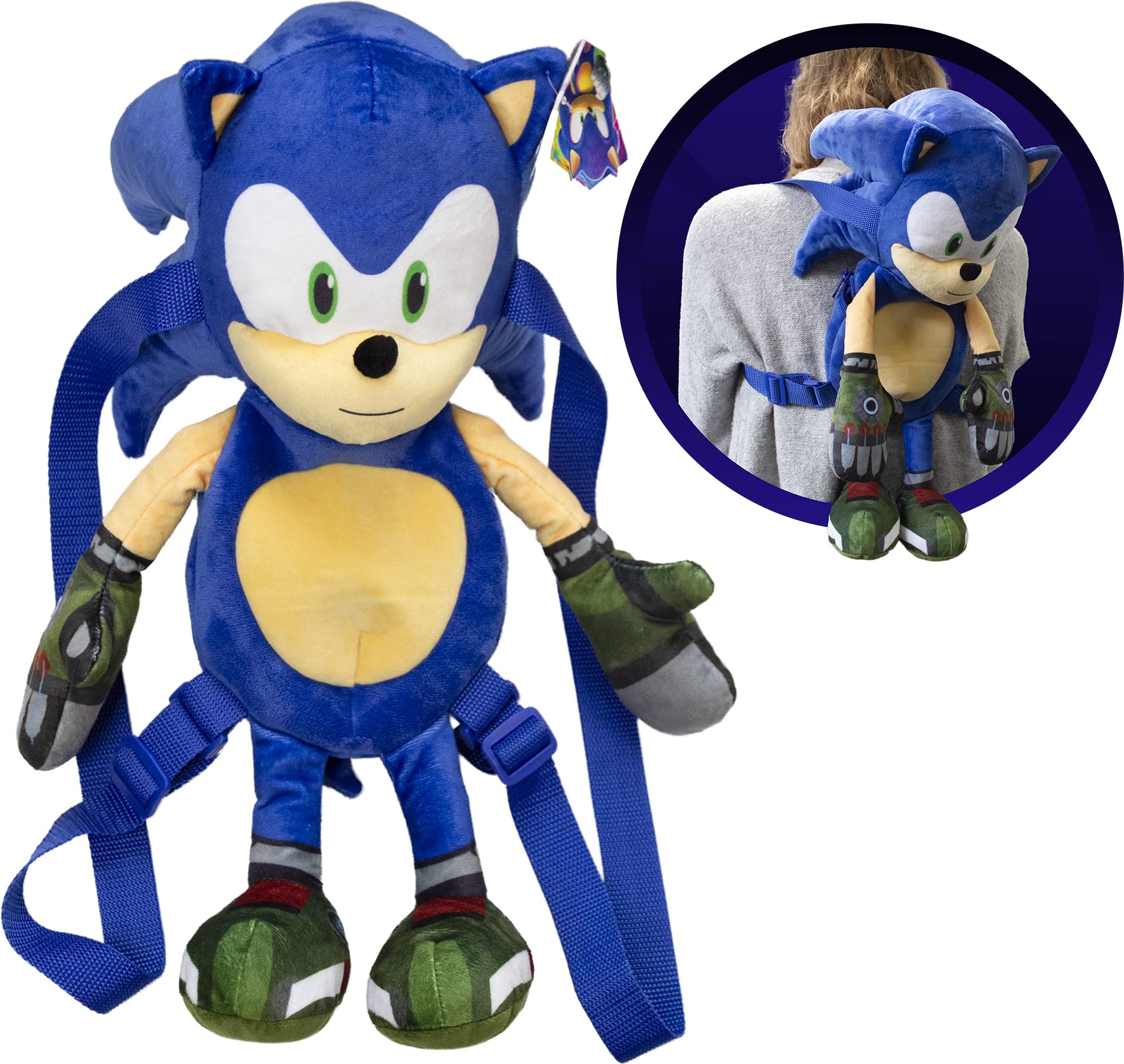 PELUCHE SAC a DOS - SONIC : Amazon.co.uk: Outlet